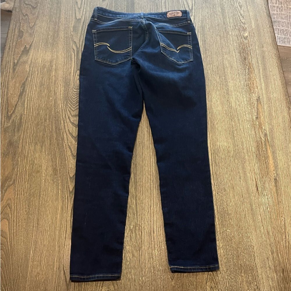 Signature By Levi Strauss Modern Skinny Jeans Pockets Denim Dark Wash Size 6M - Picture 10 of 12